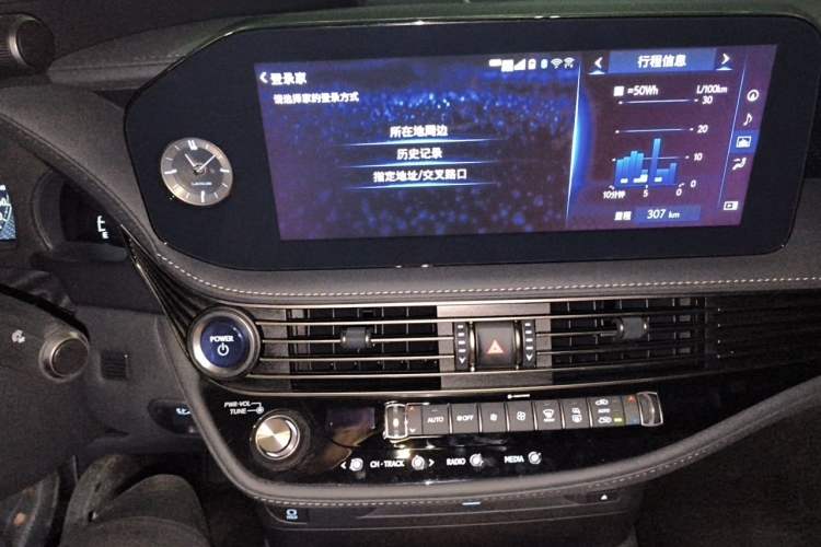 Used Lexus LS 2021 500h Excellence Edition Audio And AC Panel