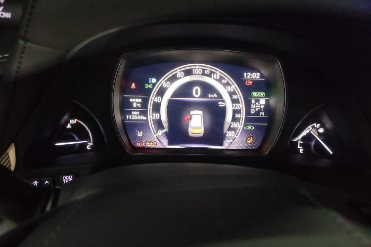Used Lexus LS 2021 500h Luxury Edition Odometer Close Up