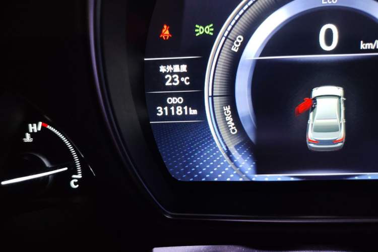 Used Lexus LS 2021 500h Luxury Edition Odometer Close Up