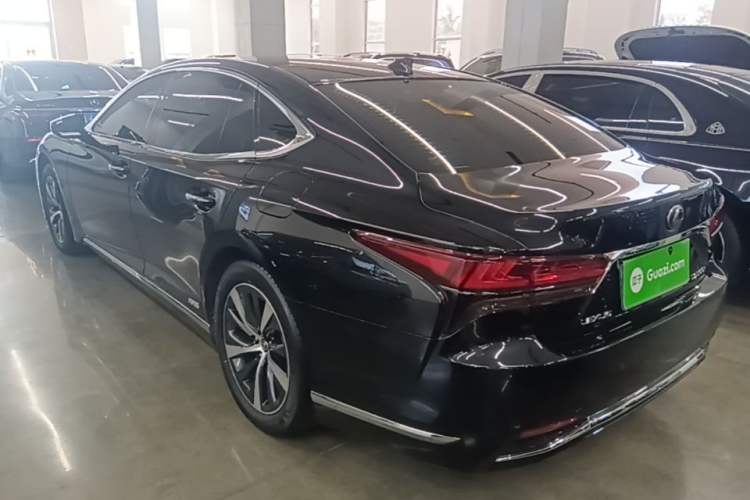 Used Lexus LS 2021 500h Excellence Edition Rear Left 45 Deg