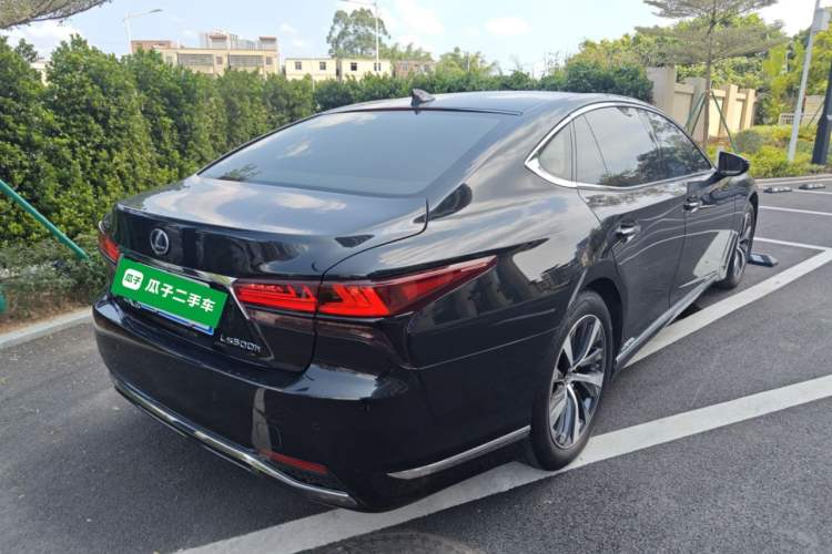 Used Lexus LS 2021 500h Excellence Edition Rear Right 45 Deg