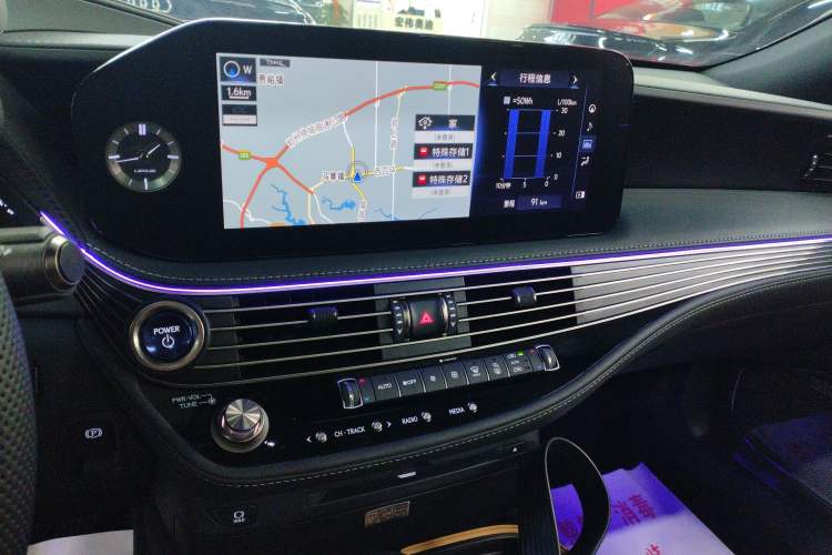 Used Lexus LS 2021 500h Excellence Edition Audio And AC Panel