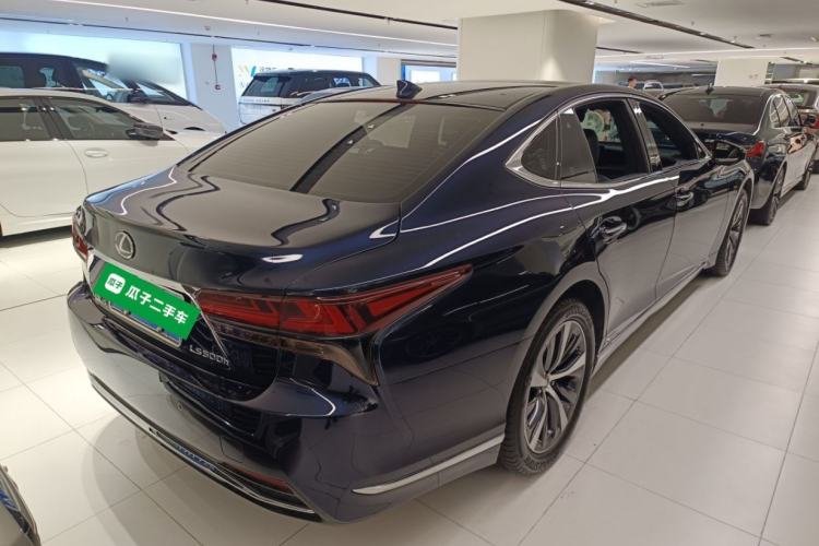 Used Lexus LS 2021 500h Excellence Edition Rear Right 45 Deg