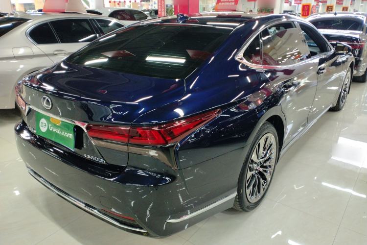 Used Lexus LS 2021 500h Excellence Edition Rear Right 45 Deg
