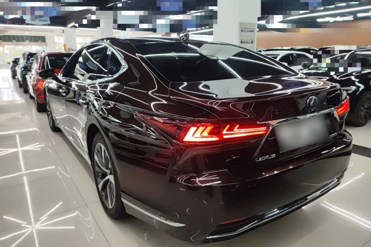 Used Lexus LS 2021 500h Excellence Edition Rear Left 45 Deg