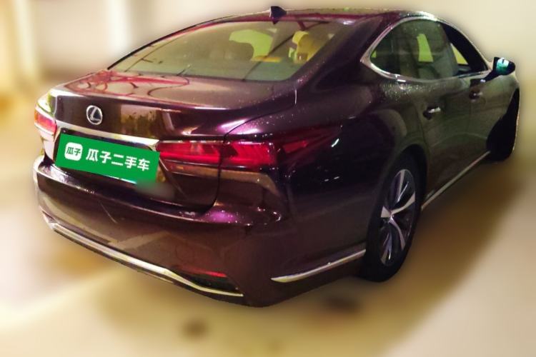 Used Lexus LS 2021 500h Excellence Edition Rear Right 45 Deg