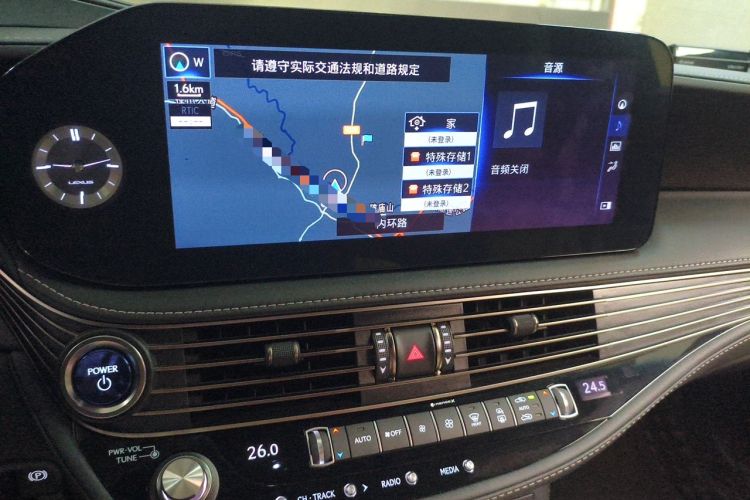 Used Lexus LS 2021 500h Excellence Edition Audio And AC Panel