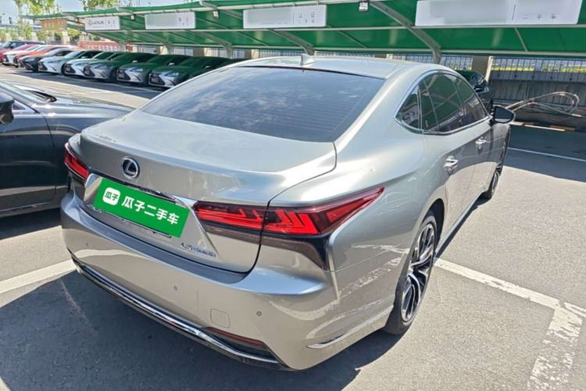 Used Lexus LS 2021 500h Excellence Edition Rear Right 45 Deg