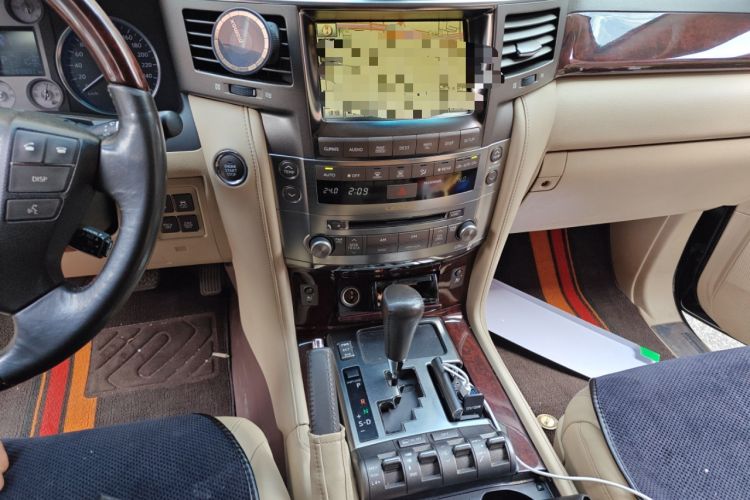 Used Lexus LX 2009 570 Audio And AC Panel