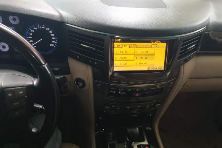 Used Lexus LX 2009 570 Audio And AC Panel