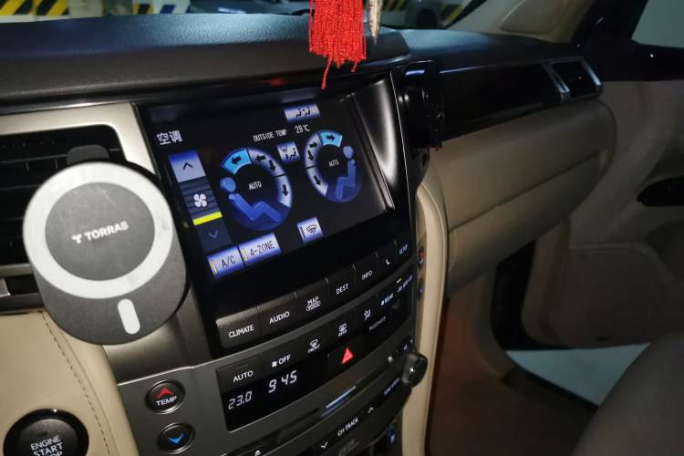 Used Lexus LX 2009 570 Audio And AC Panel