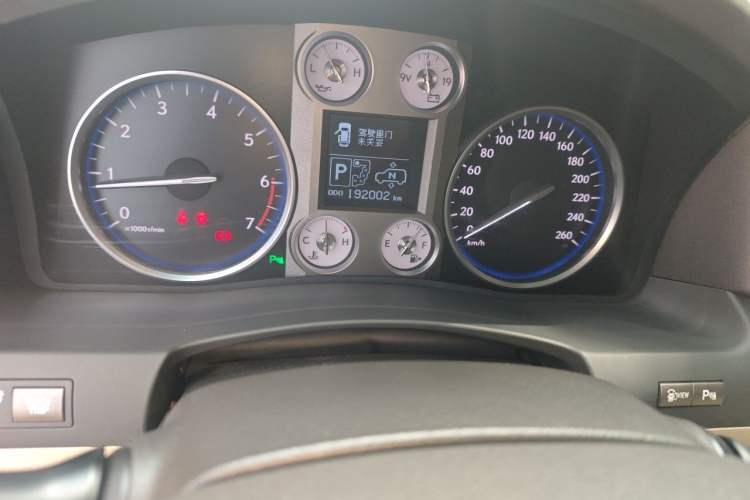 Used Lexus LX 2009 570 Odometer Close Up