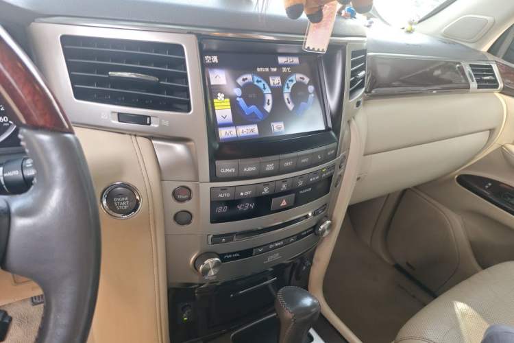 Used Lexus LX 2012 570 Audio And AC Panel