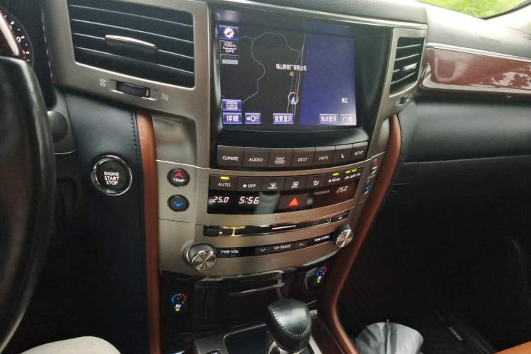 Used Lexus LX 2012 570 Audio And AC Panel