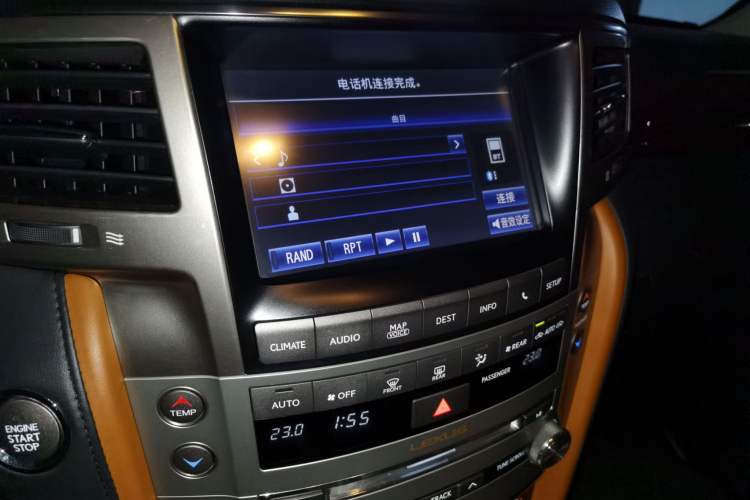 Used Lexus LX 2012 570 Audio And AC Panel