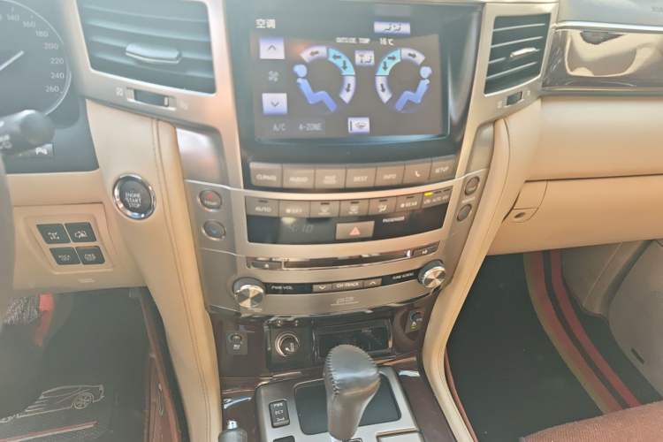 Used Lexus LX 2012 570 Audio And AC Panel