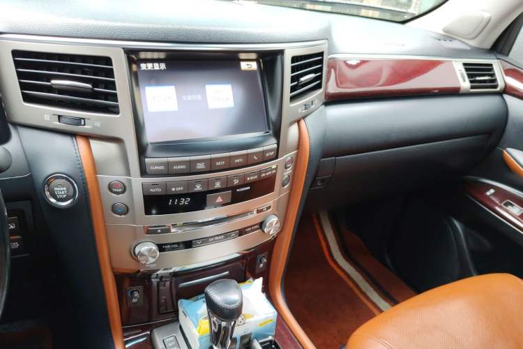 Used Lexus LX 2012 570 Audio And AC Panel