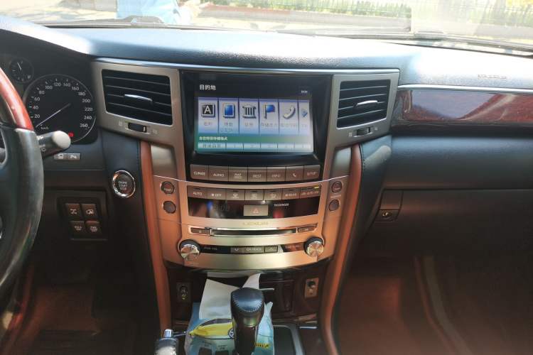 Used Lexus LX 2012 570 Audio And AC Panel