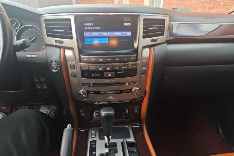 Used Lexus LX 2012 570 Audio And AC Panel