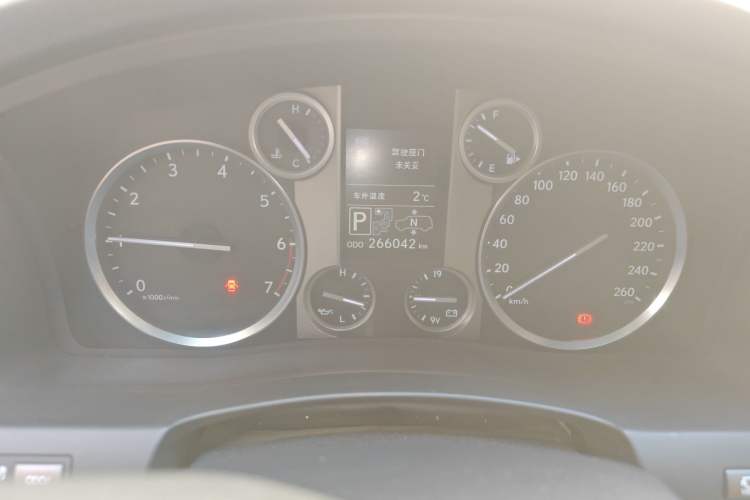 Used Lexus LX 2012 570 Odometer Close Up