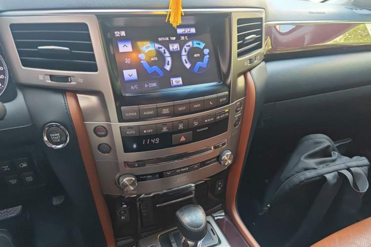 Used Lexus LX 2013 570 Audio And AC Panel