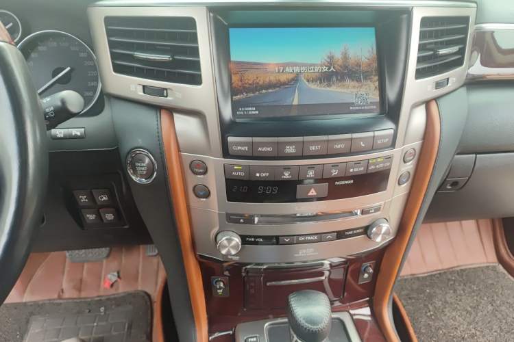 Used Lexus LX 2013 570 Audio And AC Panel