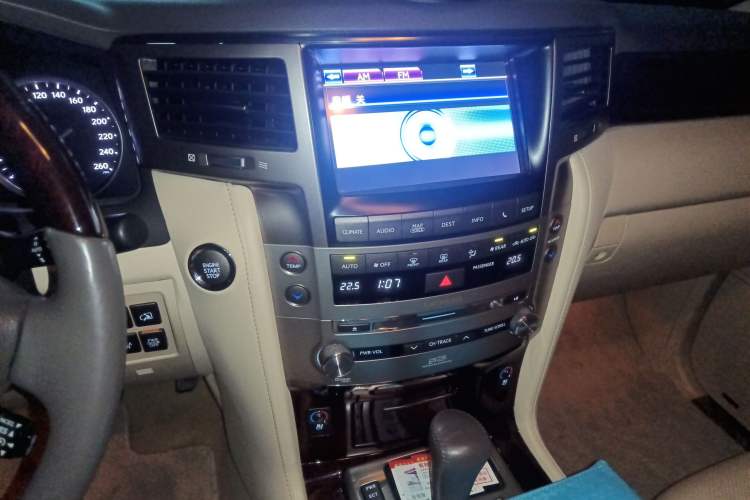 Used Lexus LX 2013 570 Audio And AC Panel