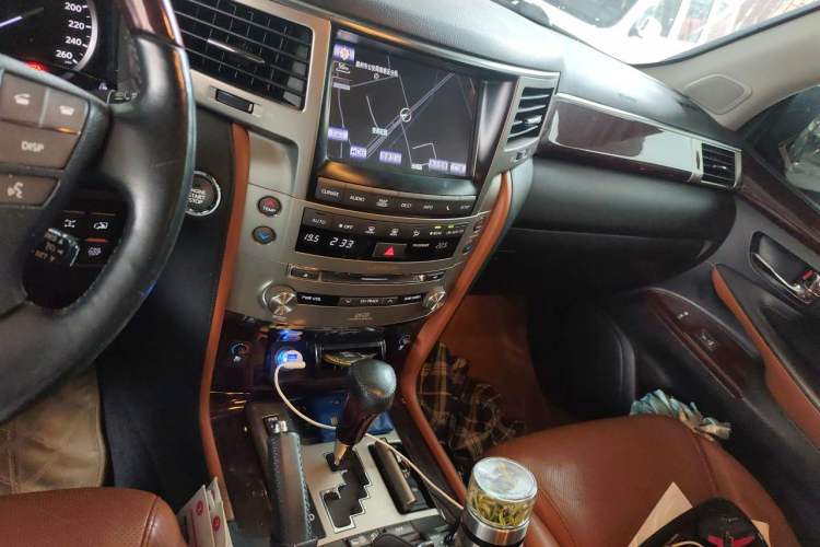 Used Lexus LX 2013 570 Audio And AC Panel