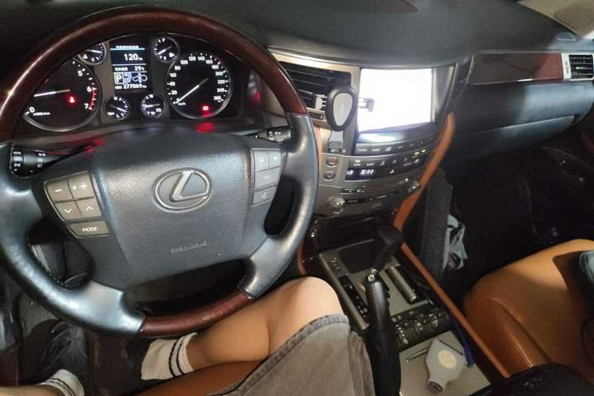 Used Lexus LX 2013 570 Audio And AC Panel