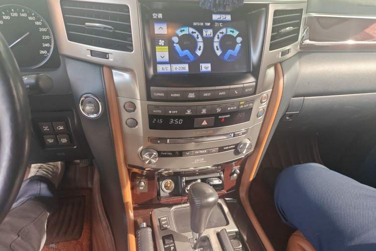 Used Lexus LX 2013 570 Audio And AC Panel
