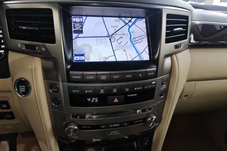 Used Lexus LX 2013 570 Audio And AC Panel