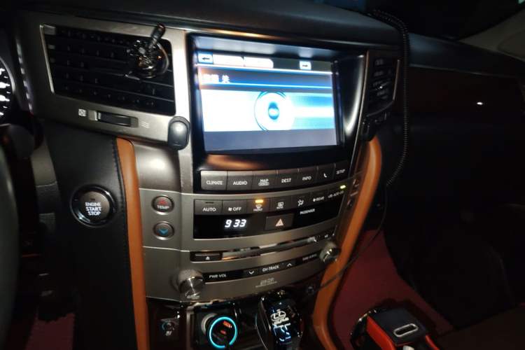 Used Lexus LX 2013 570 Audio And AC Panel