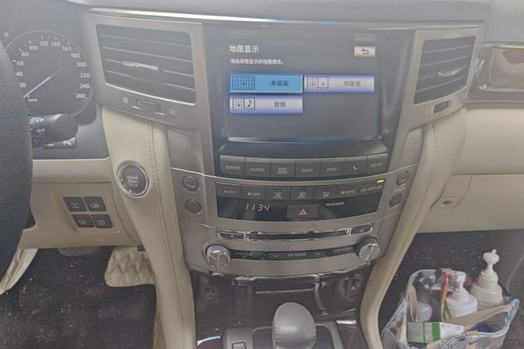 Used Lexus LX 2013 570 Audio And AC Panel