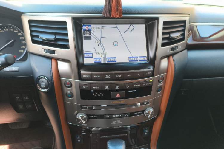 Used Lexus LX 2013 570 Audio And AC Panel