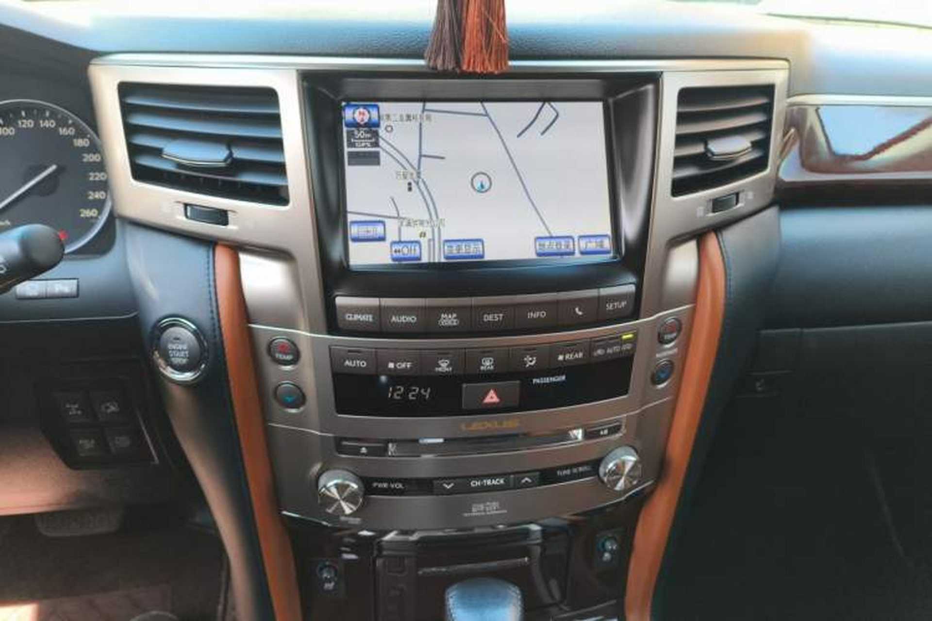 Used Lexus LX 2013 570 Audio And AC Panel