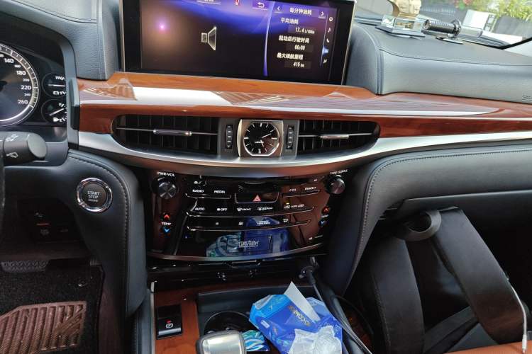 Used Lexus LX 2016 570 Prestige Luxury Edition Audio And AC Panel