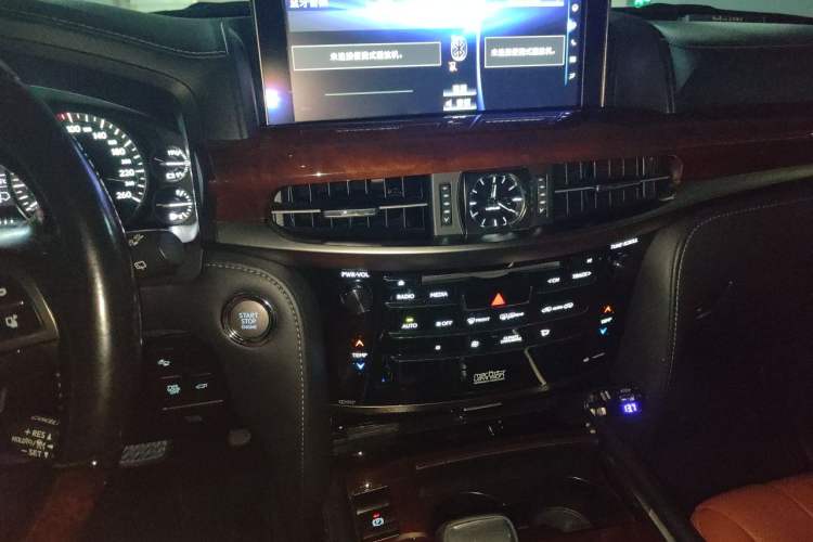 Used Lexus LX 2016 570 Prestige Luxury Edition Audio And AC Panel