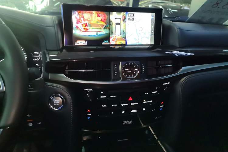 Used Lexus LX 2016 570 Prestige Luxury Edition Audio And AC Panel