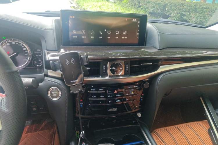 Used Lexus LX 2016 570 Prestige Luxury Edition Audio And AC Panel