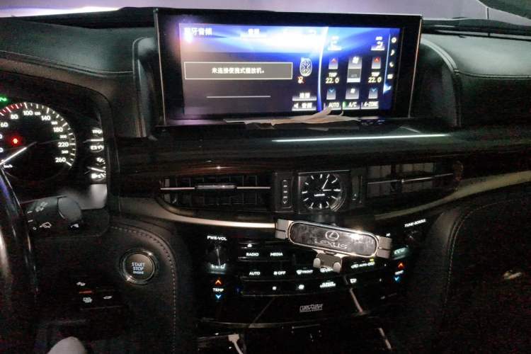 Used Lexus LX 2016 570 Prestige Luxury Edition Audio And AC Panel