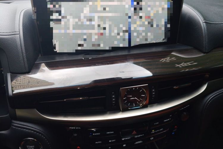 Used Lexus LX 2016 570 Prestige Luxury Edition Audio And AC Panel