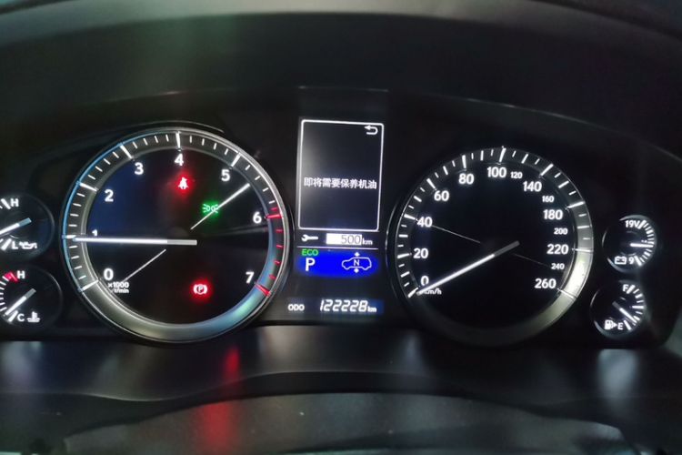 Used Lexus LX 2016 570 Prestige Luxury Edition Odometer Close Up