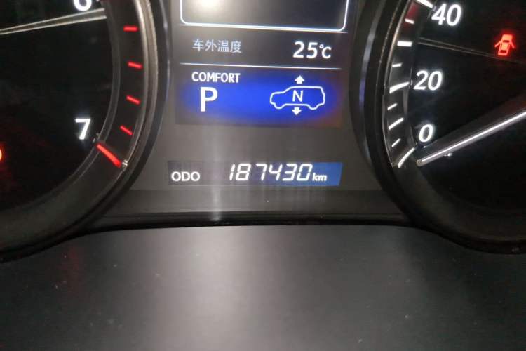 Used Lexus LX 2016 570 Prestige Luxury Edition Odometer Close Up