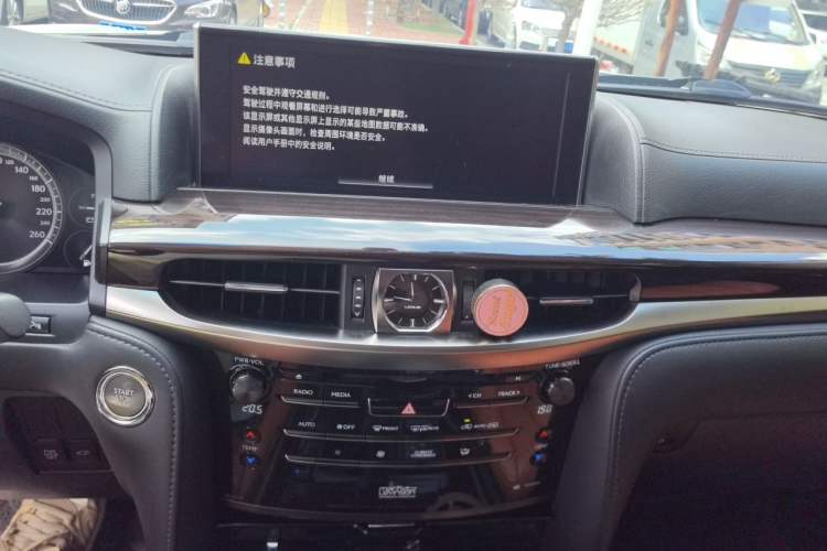 Used Lexus LX 2016 570 Dynamic Luxury Edition Audio And AC Panel