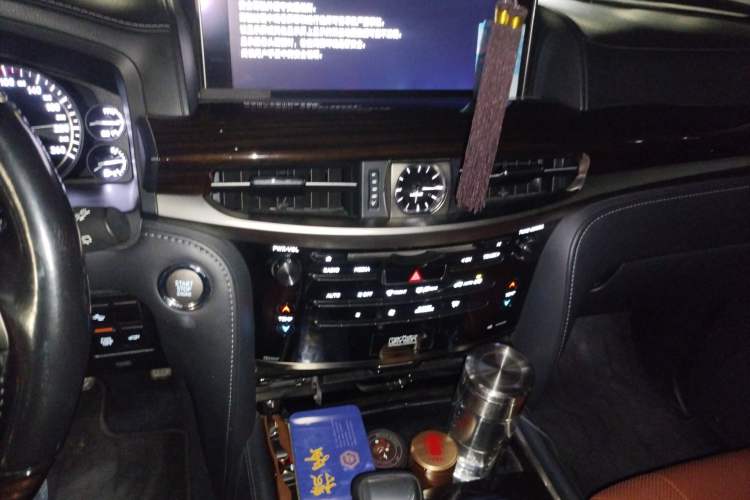 Used Lexus LX 2017 570 Prestige Luxury Edition Audio And AC Panel