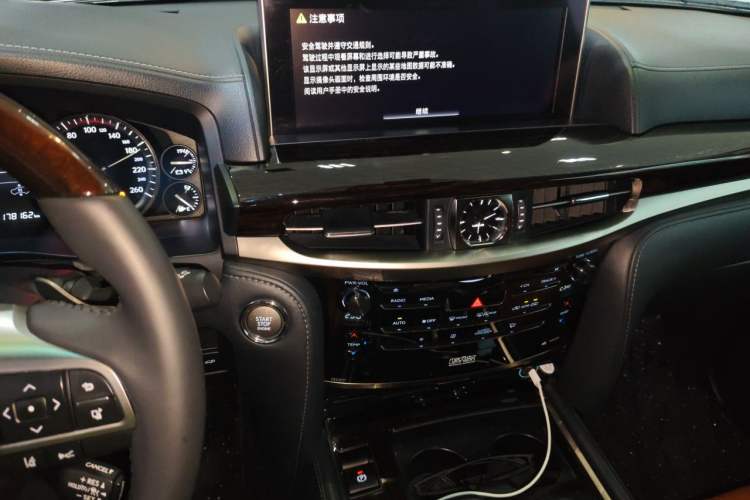 Used Lexus LX 2017 570 Prestige Luxury Edition Audio And AC Panel