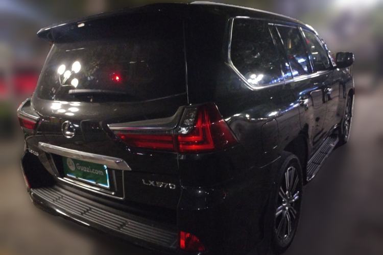Used Lexus LX 2017 570 Prestige Luxury Edition Rear Right 45 Deg
