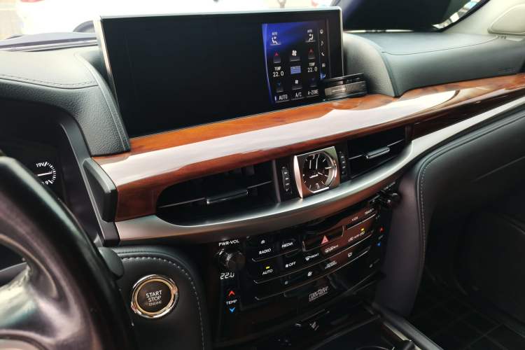 Used Lexus LX 2017 570 Prestige Luxury Edition Audio And AC Panel