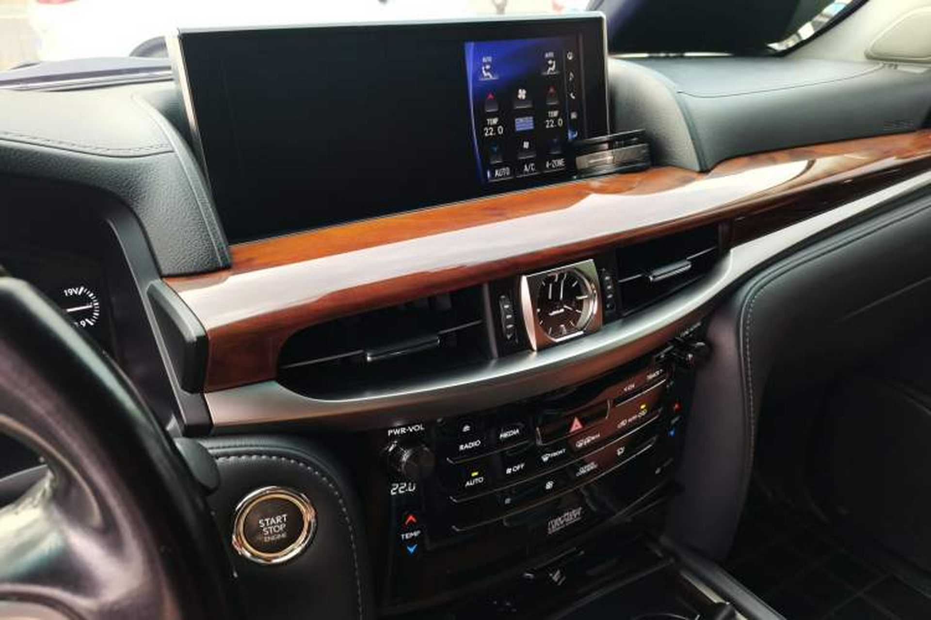 Used Lexus LX 2017 570 Prestige Luxury Edition Audio And AC Panel