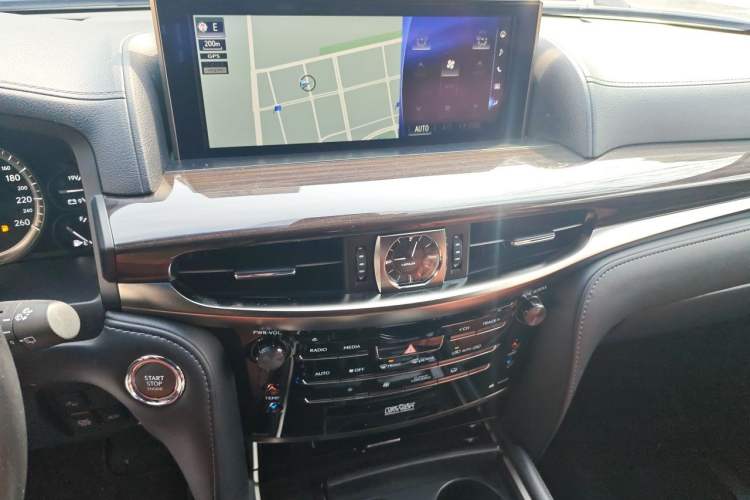 Used Lexus LX 2017 570 Prestige Luxury Edition Audio And AC Panel